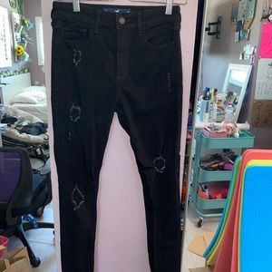 hollister high waisted skinny jeans